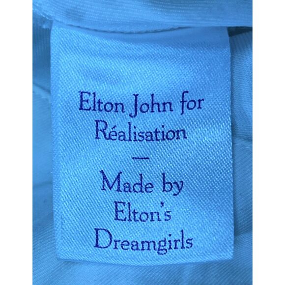 Elton John For Realisation White Jumpsuit Coveralls Overalls Women's Size Small - Picture 5 of 12